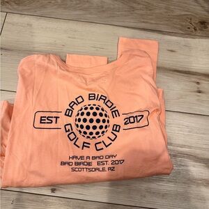 Bad Birdie Kids Long Sleeve Tee - Peach